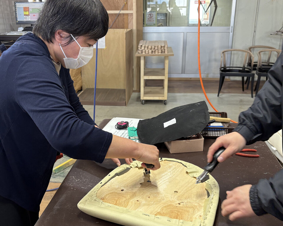 「ダイニングチェア張替体験」にご参加、ありがとうございました。