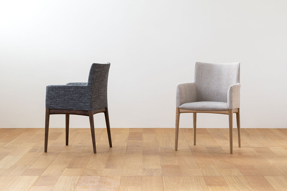 1月14日～15日 新作「MINK Chair」と「HORN Chair」を「第58回大川家具新春展2026」で展示します。